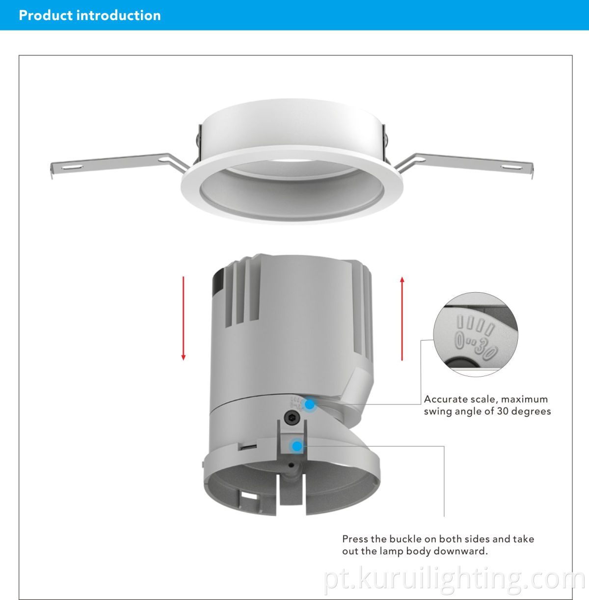 Led Round Hotel Downlight Details